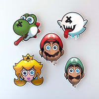 Ayeconic Brothers Sticker pack with all characters except the rare toad