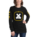 Standard on Black Heather Unisex Long Sleeve T-shirt